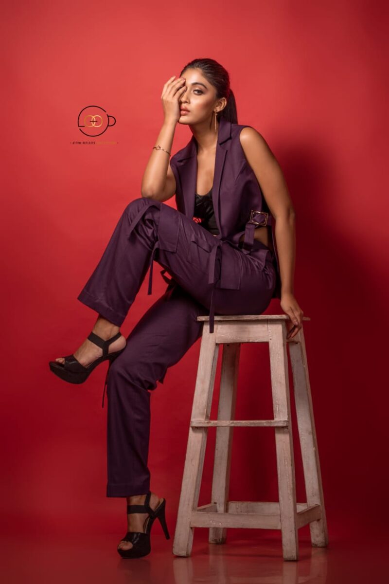 Purple Blazer Jacket with Cargo Style Trouser – Co-ord Set