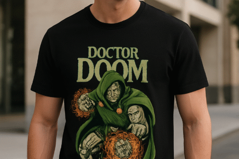 Doctor Doom T-Shirt – Marvel Supervillain Graphic Tee