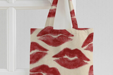 Graphic Zipper Tote bag for women