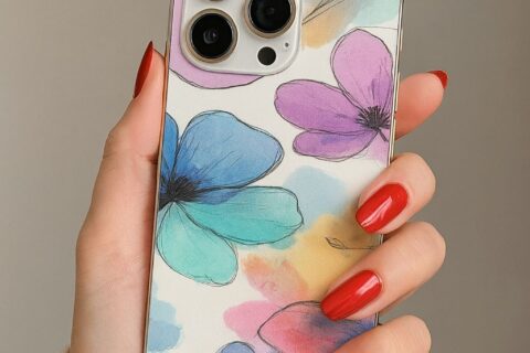 Pastel Floral Premium iPhone Case