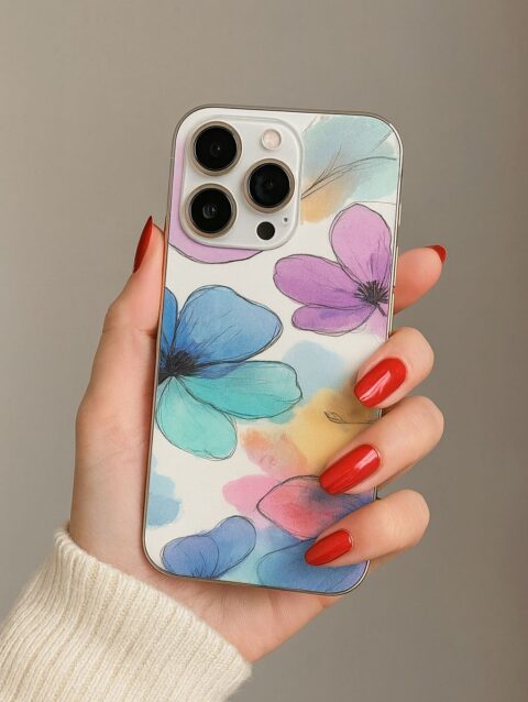 Pastel Floral Premium iPhone Case